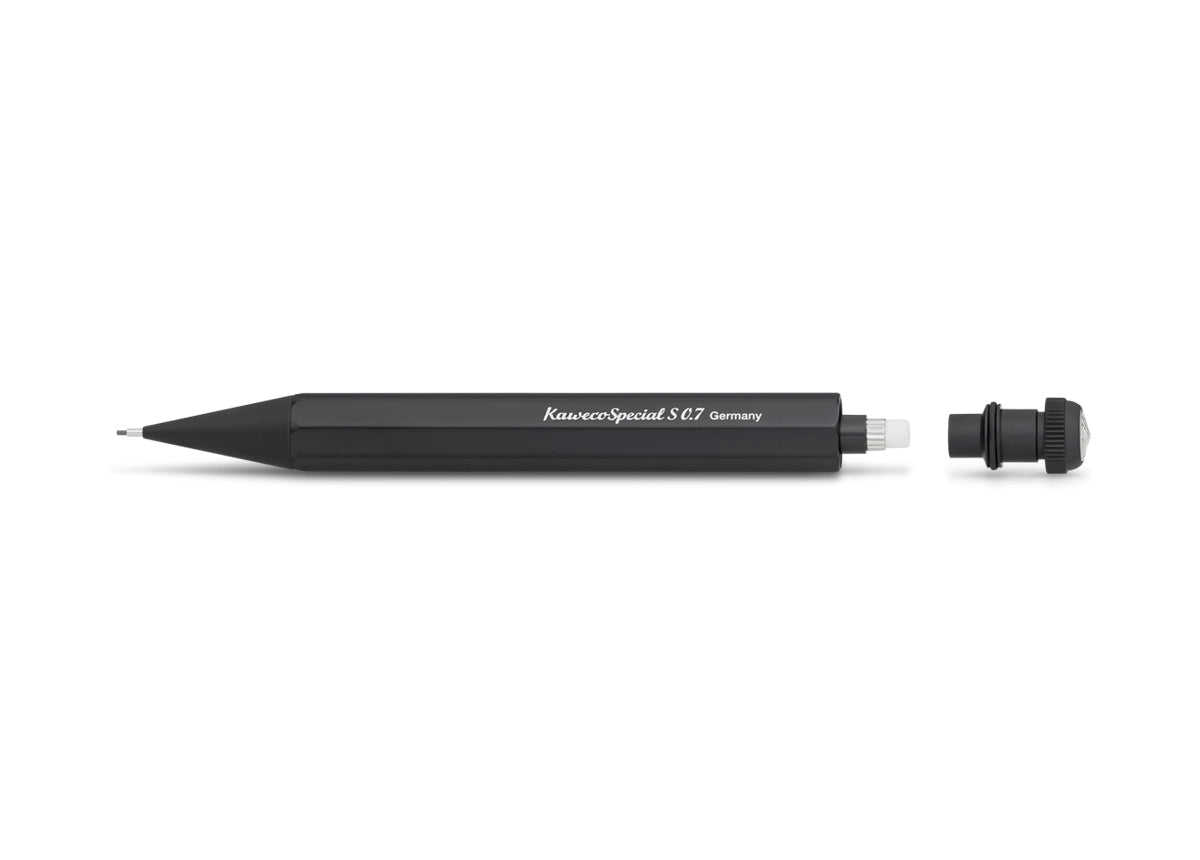 Kaweco SPECIAL "S" Noir porte-mine 0.7 avec gomme