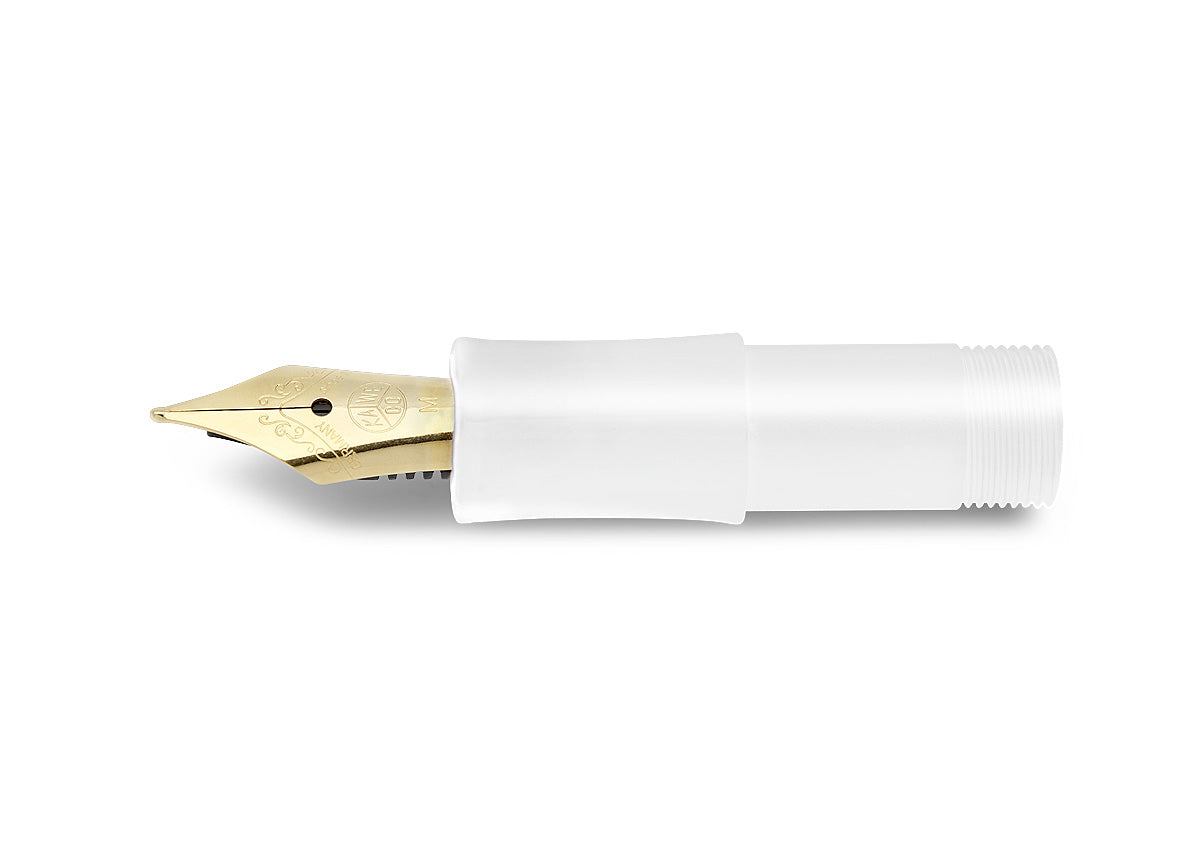 Kaweco CLASSIC SPORT Plume Acier/plaqué Or Blanc EF