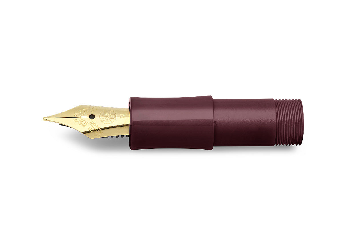 Kaweco CLASSIC SPORT Plume Acier/plaqué Or Bordeaux M