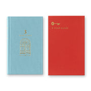 Agenda 3 ans Bleu clair