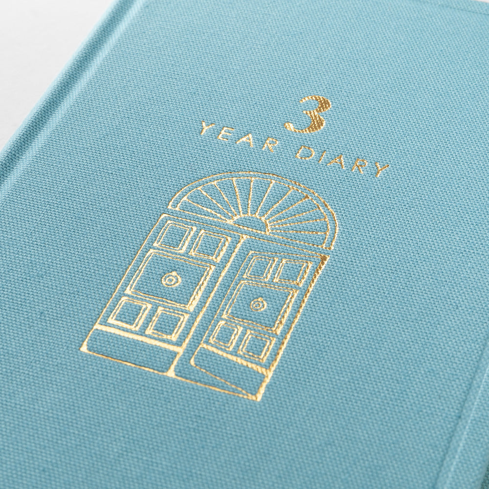 Agenda 3 ans Bleu clair
