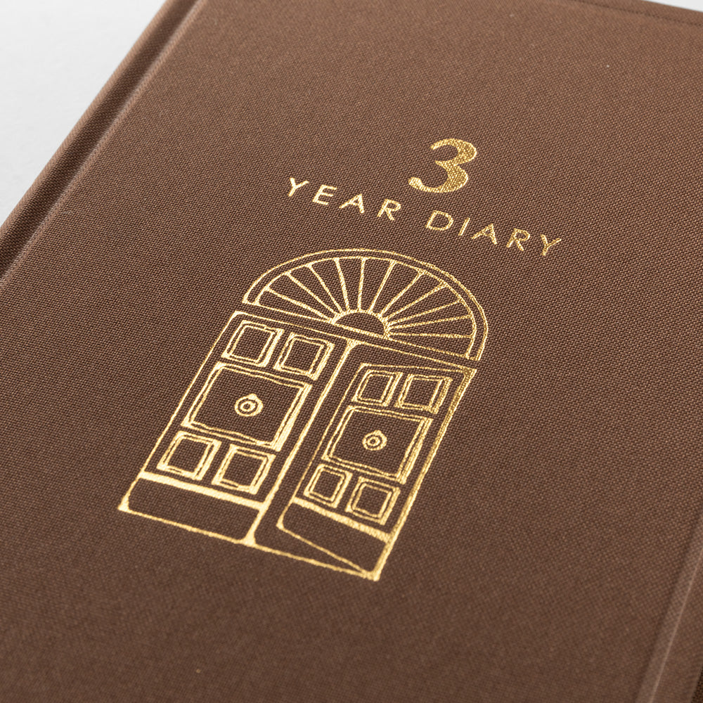 Agenda 3 ans Marron