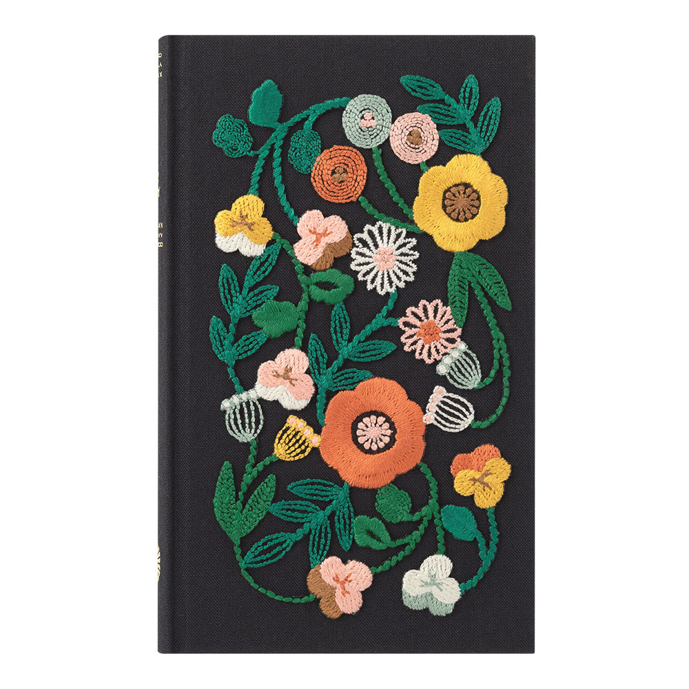 Agenda 5 ans Fleurs brodées