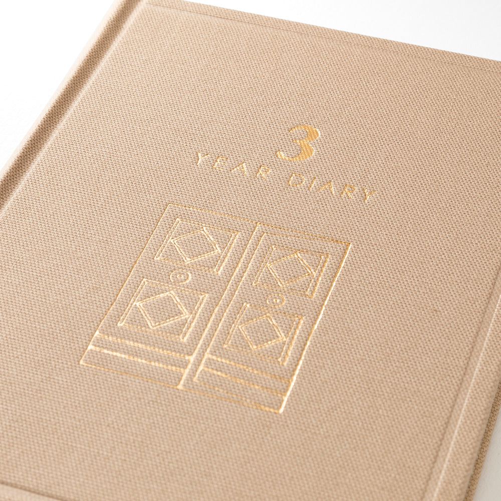 Agenda 3 ans Beige