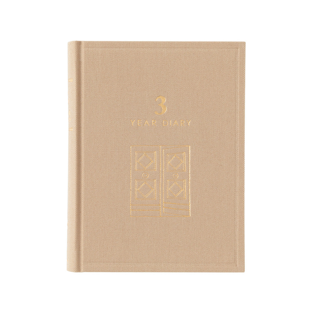 Agenda 3 ans Beige