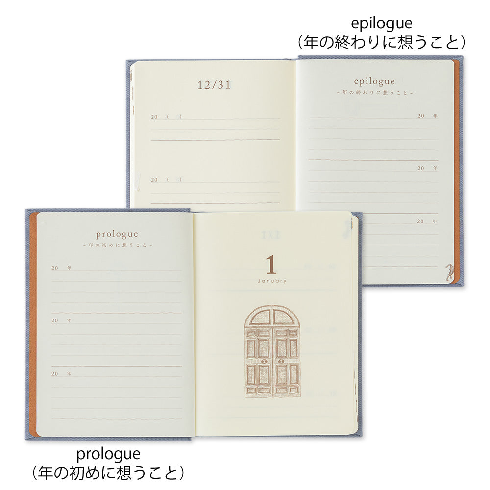 Agenda 3 ans Bleu-Violet