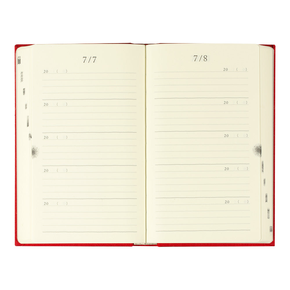 Agenda 5 ans Rouge
