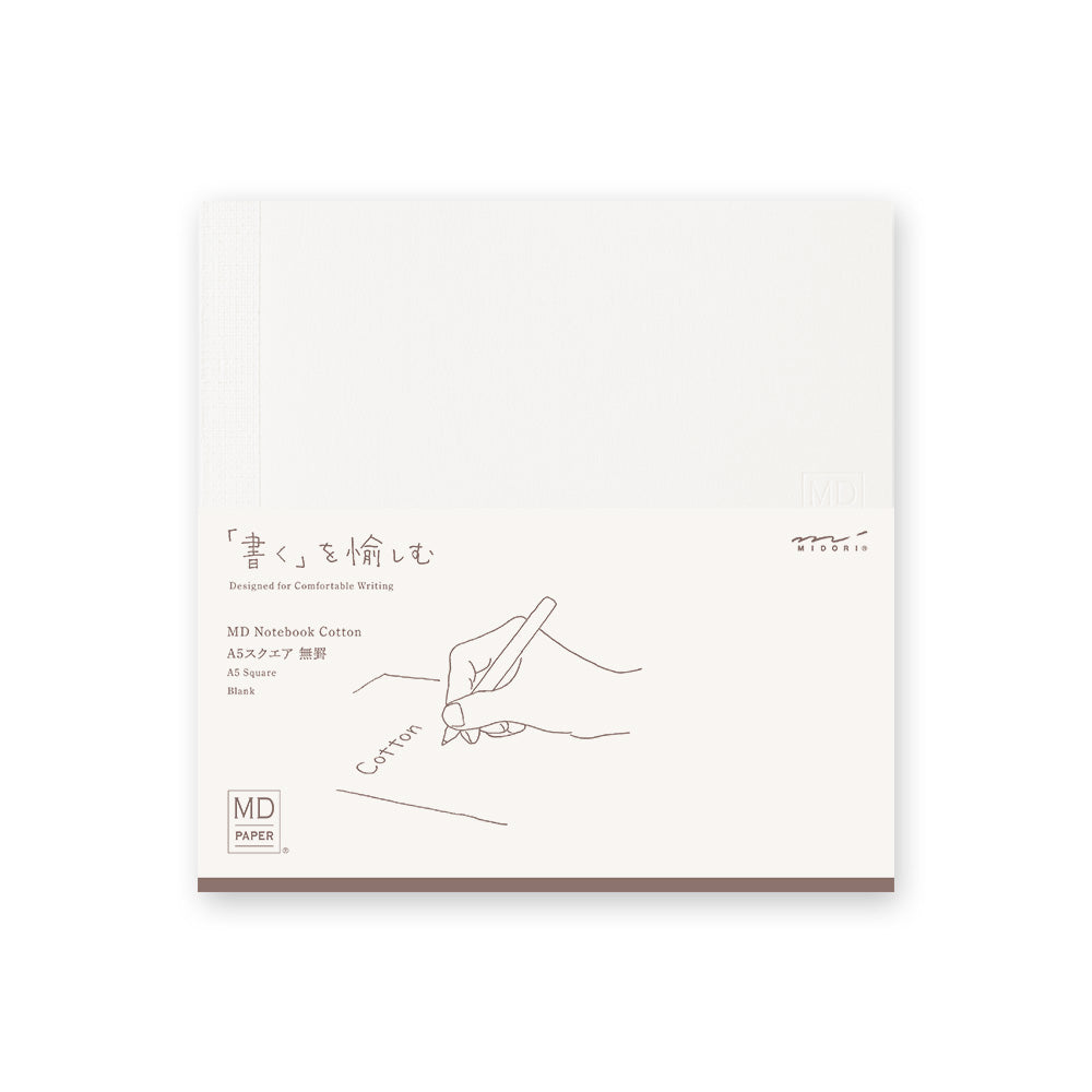 MD Notebook, Coton A5 Carré