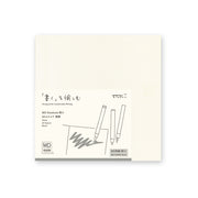 MD Notebook A5, Blanc Papier Epais Carré