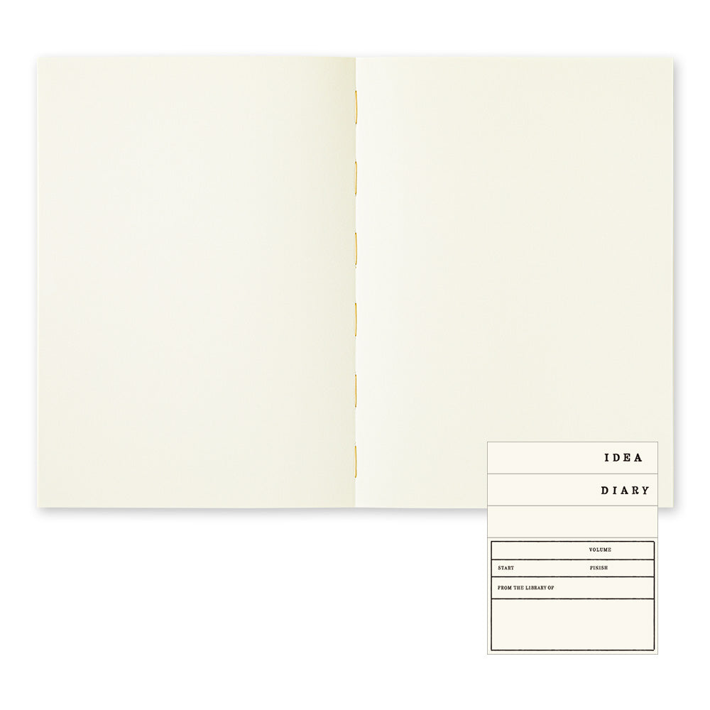 MD Notebook A5, Blanc Papier Epais