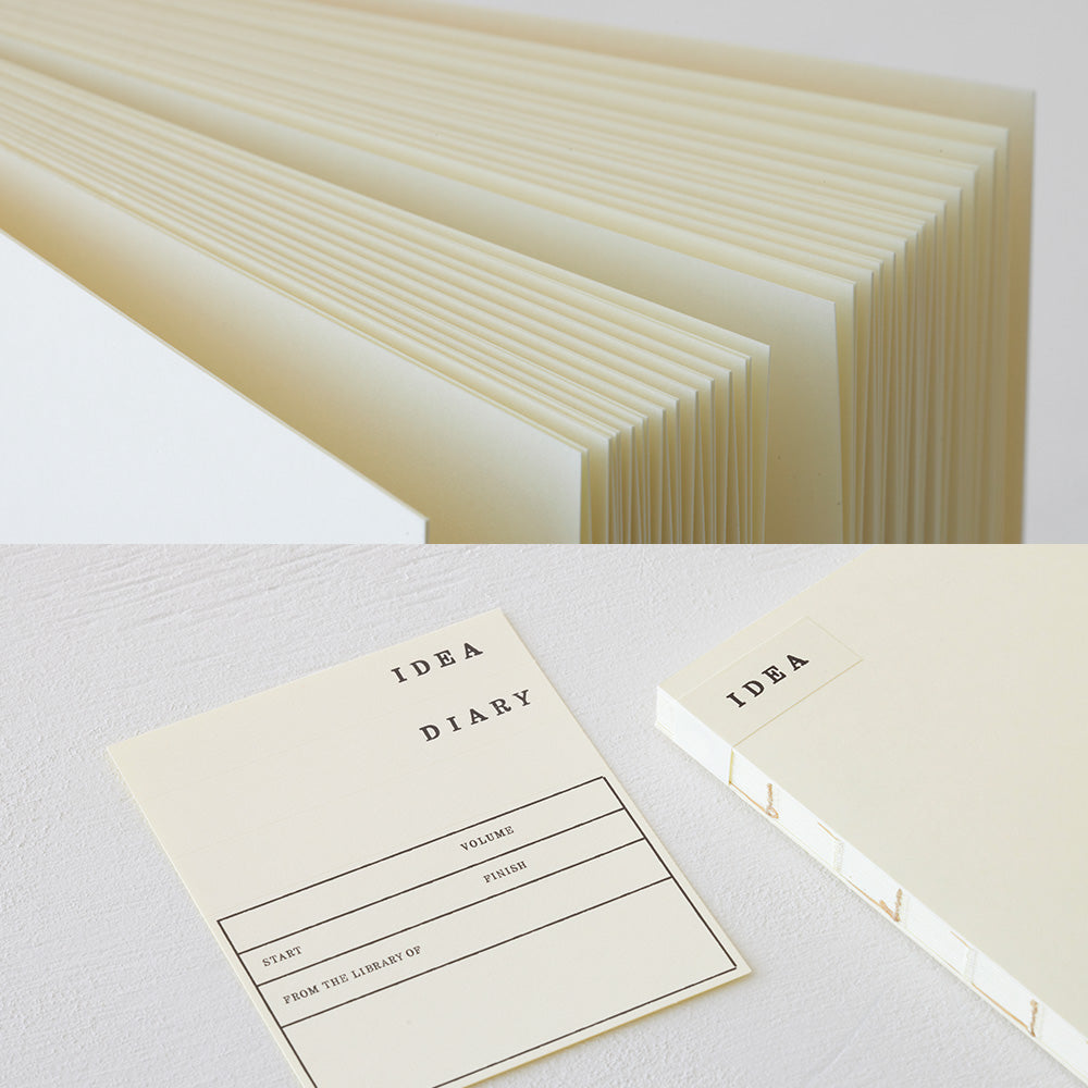 MD Notebook A5, Blanc Papier Epais