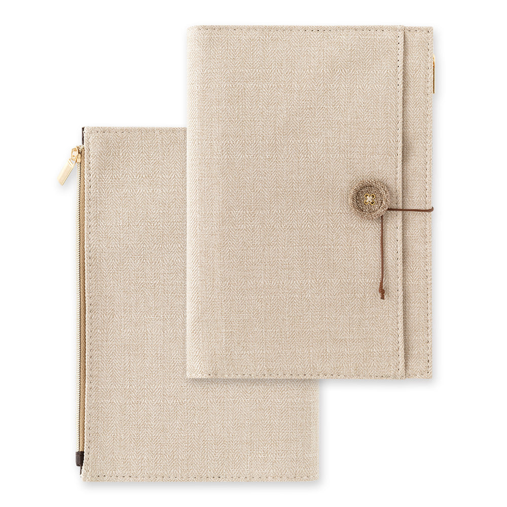 Couverture/Trousse Yuru Tissée Beige