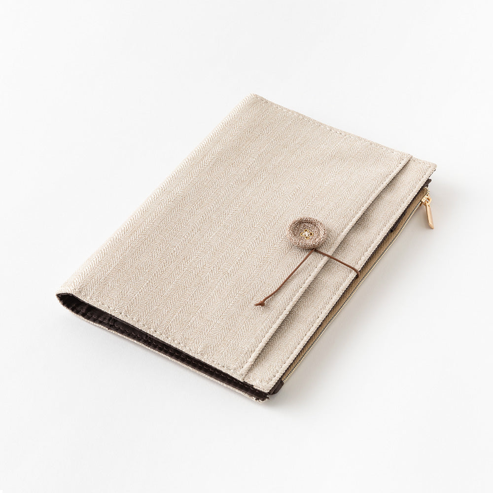 Couverture/Trousse Yuru Tissée Beige