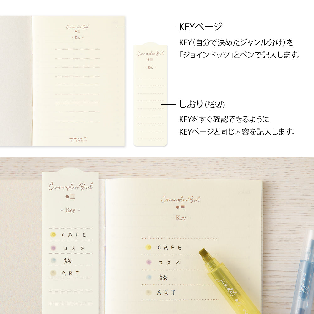 Notebook A6 CommonPlace Beige