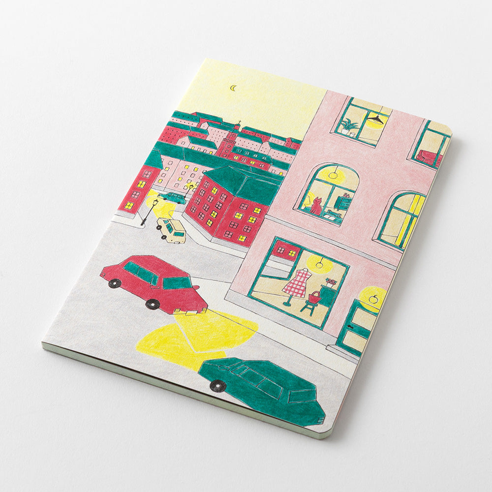 Notebook Yuru Log - Ouverture à plat - Moments du quotidien