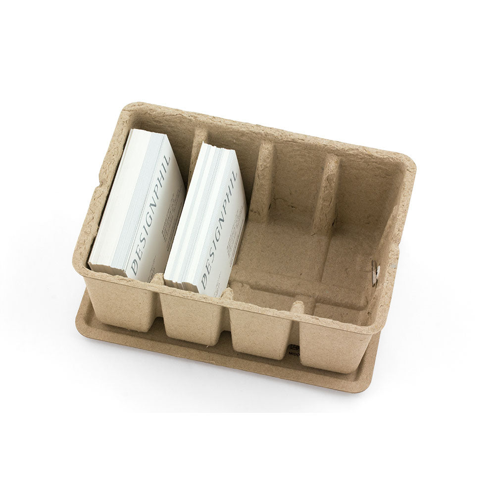 Pulp Card Box, Beige