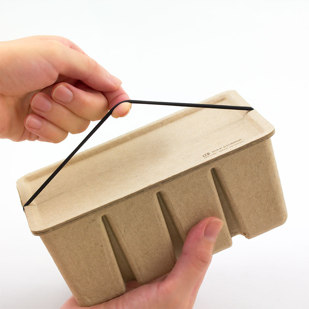 Pulp Card Box, Beige