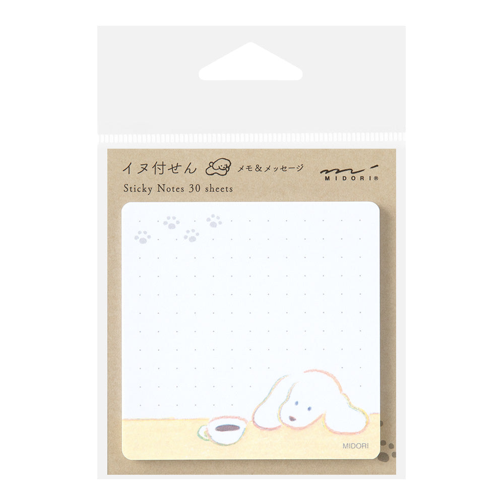 Note sticker Chien et Café