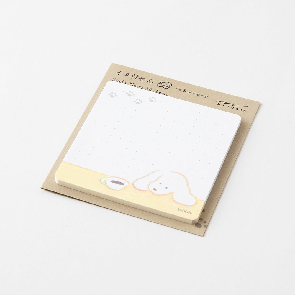 Note sticker Chien et Café