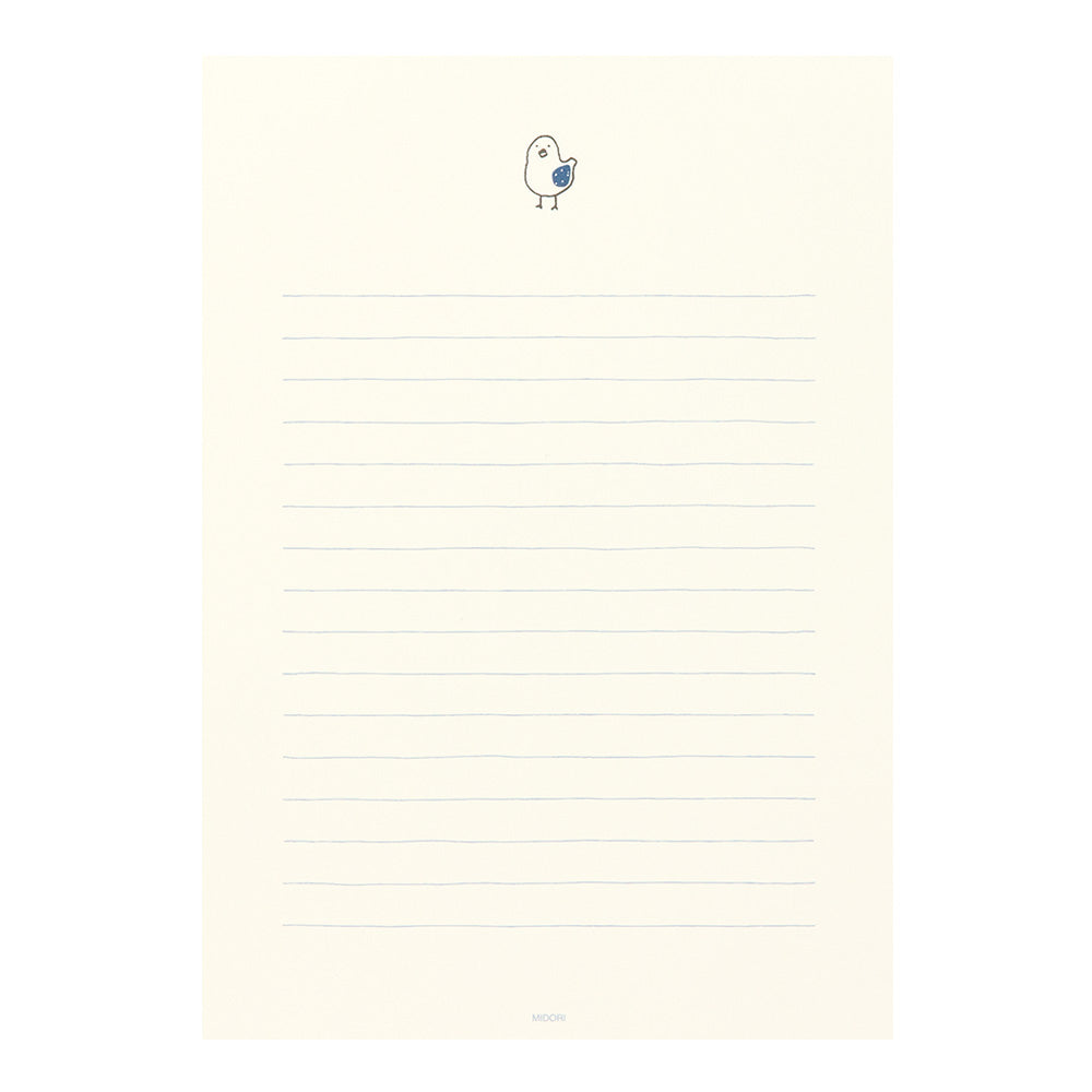 Bloc note oiseau bleu