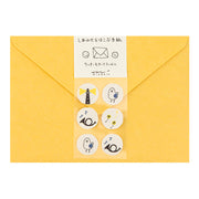 Enveloppe oiseau bleu