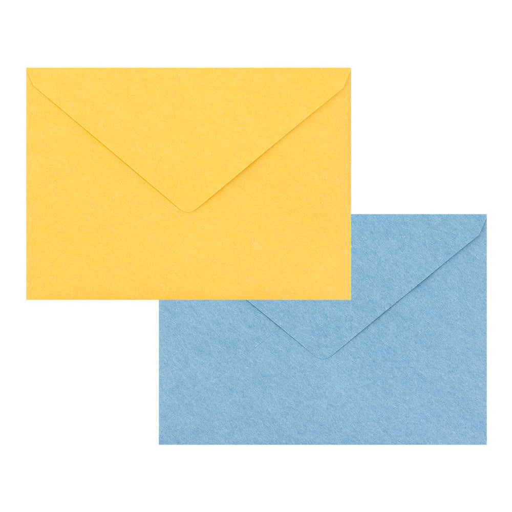 Enveloppe oiseau bleu
