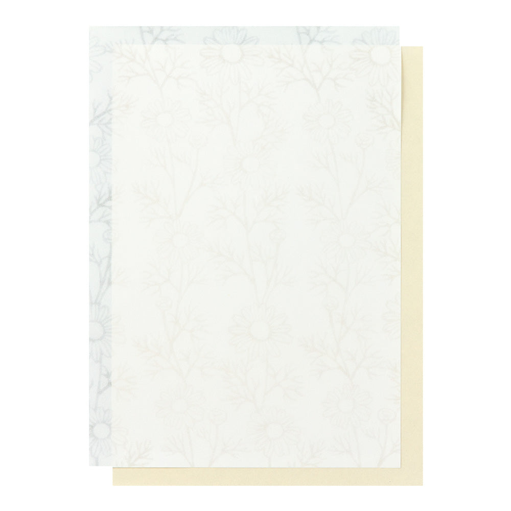 Bloc papiers Feuille verte