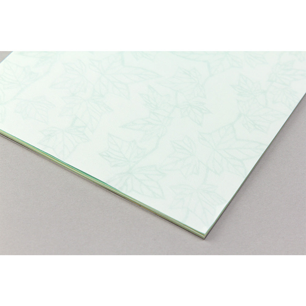 Bloc papiers Feuille verte