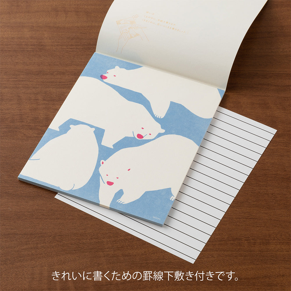 Easy&Cozy Letter Pad Ours Polaire