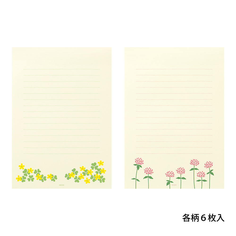 Bloc note bord de route fleurs