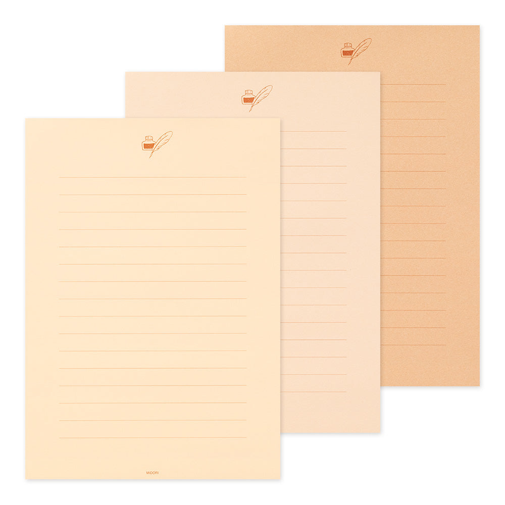 Bloc marron papiers 3 couleurs