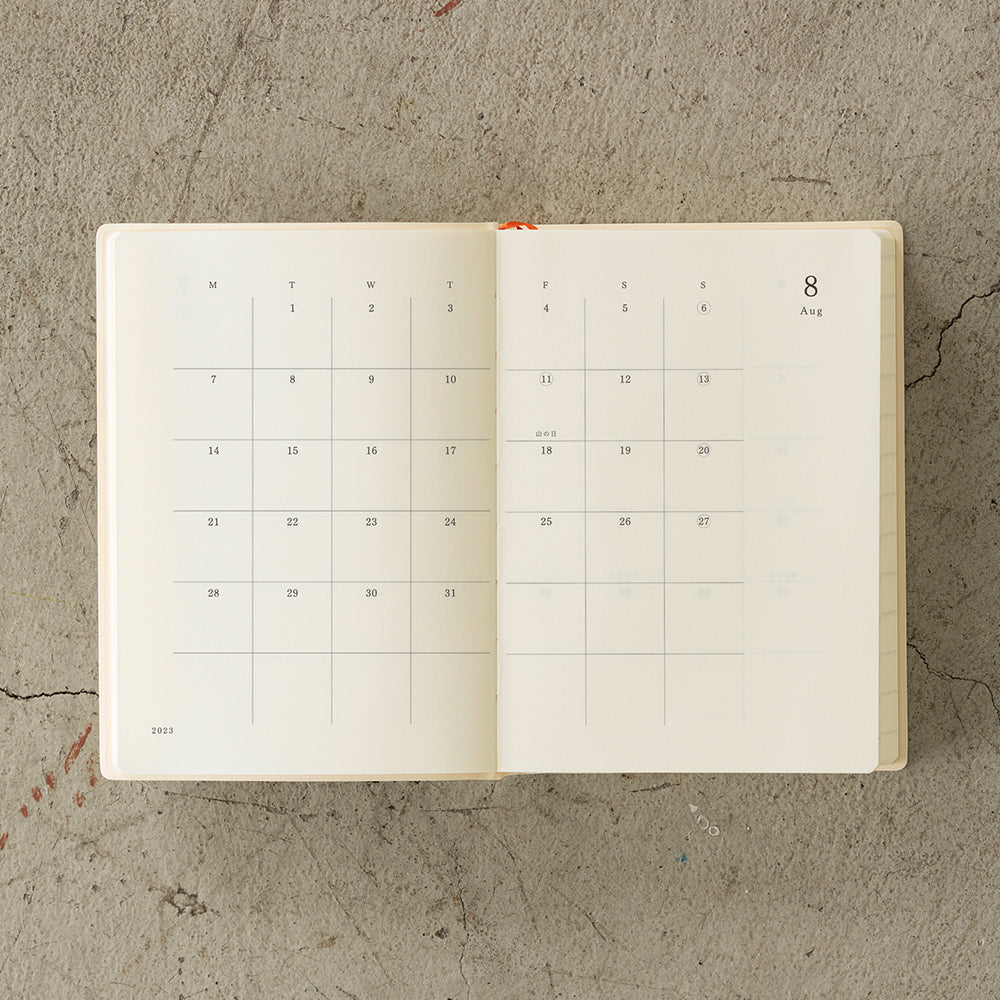 MD Agenda un jour par page, A6 2026