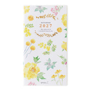Pocket Diary Slim Country Time Flower 2027