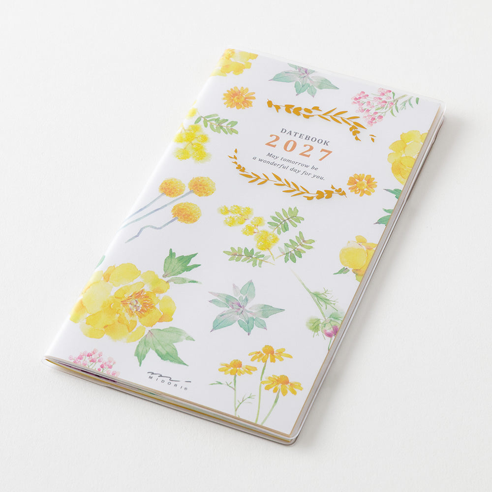 Pocket Diary Slim Country Time Flower 2027