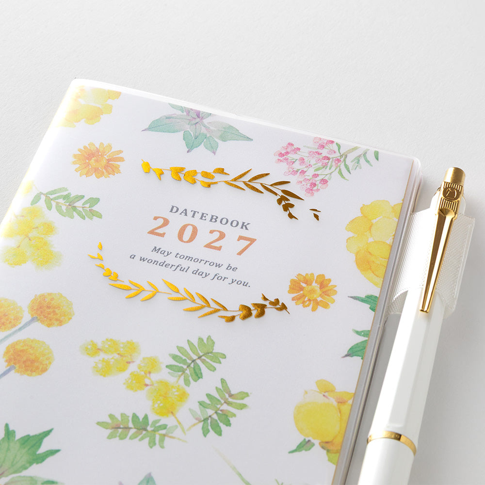 Pocket Diary Slim Country Time Flower 2027