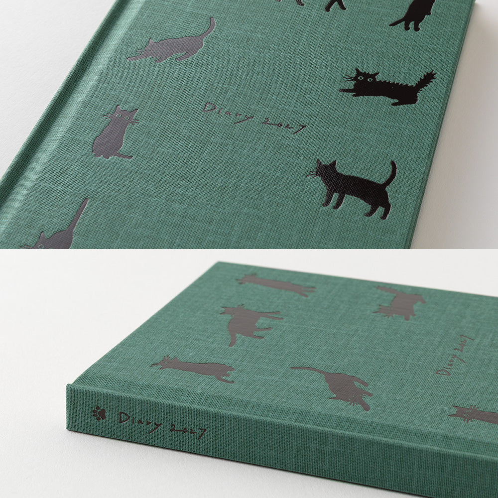 Book Style Diary B6 Variant Chat Vert 2027