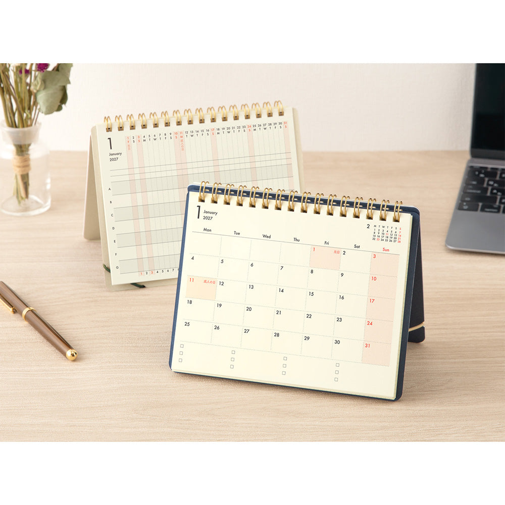 Plus Stand Diary B6 Variant Navy 2027