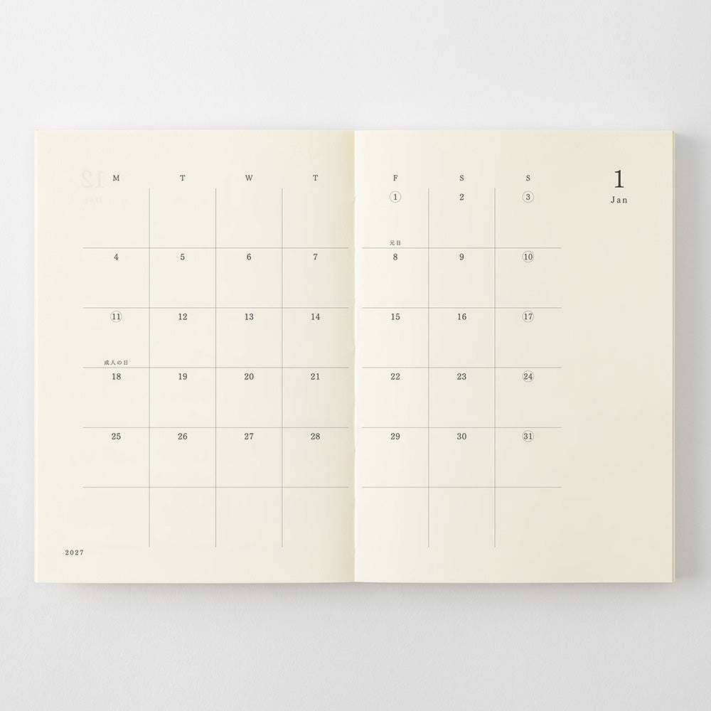 MD Notebook Diary A6 2027
