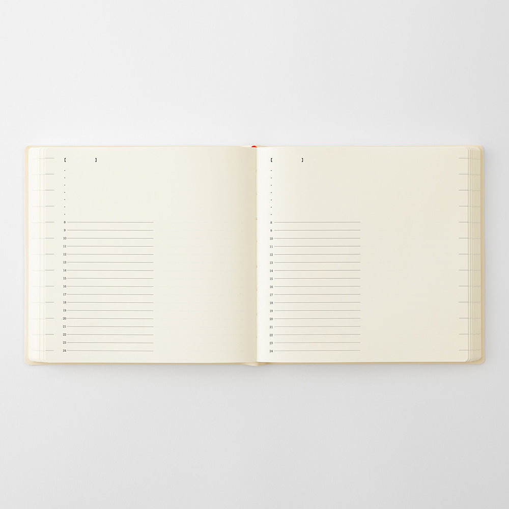 MD Agenda Notebook Diary A5 Square 1 Day 1 Page 2027