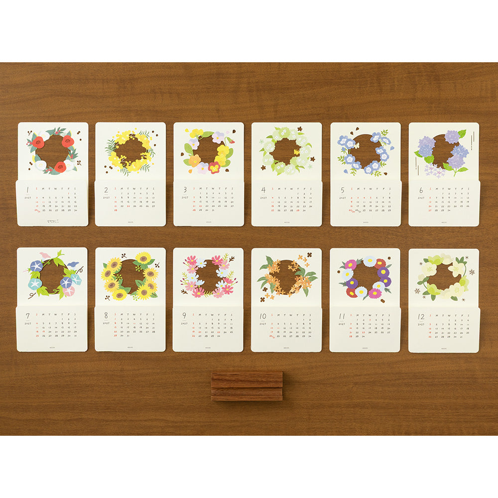 Calendar Laser Processing Flowers 2027