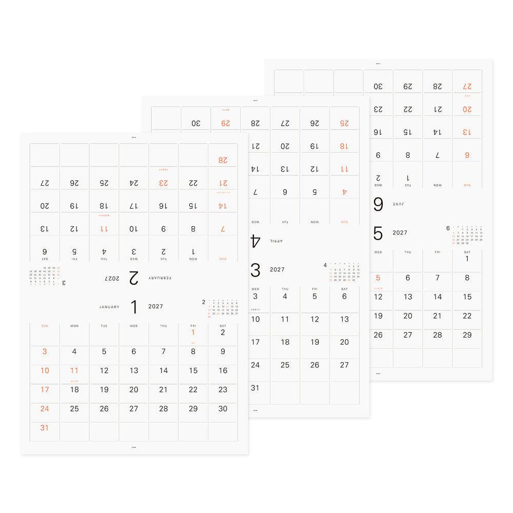 Hanger Calendar 2027