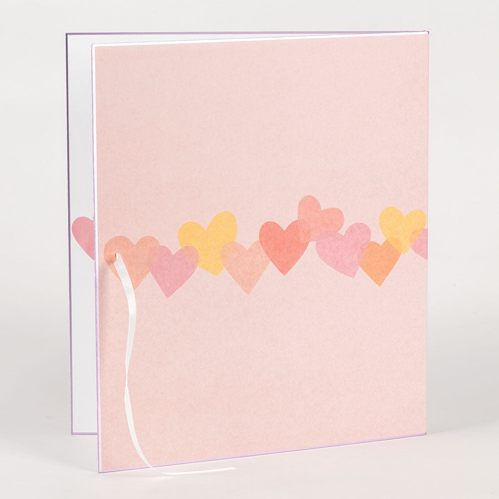 Carte XL Ruban Coeur