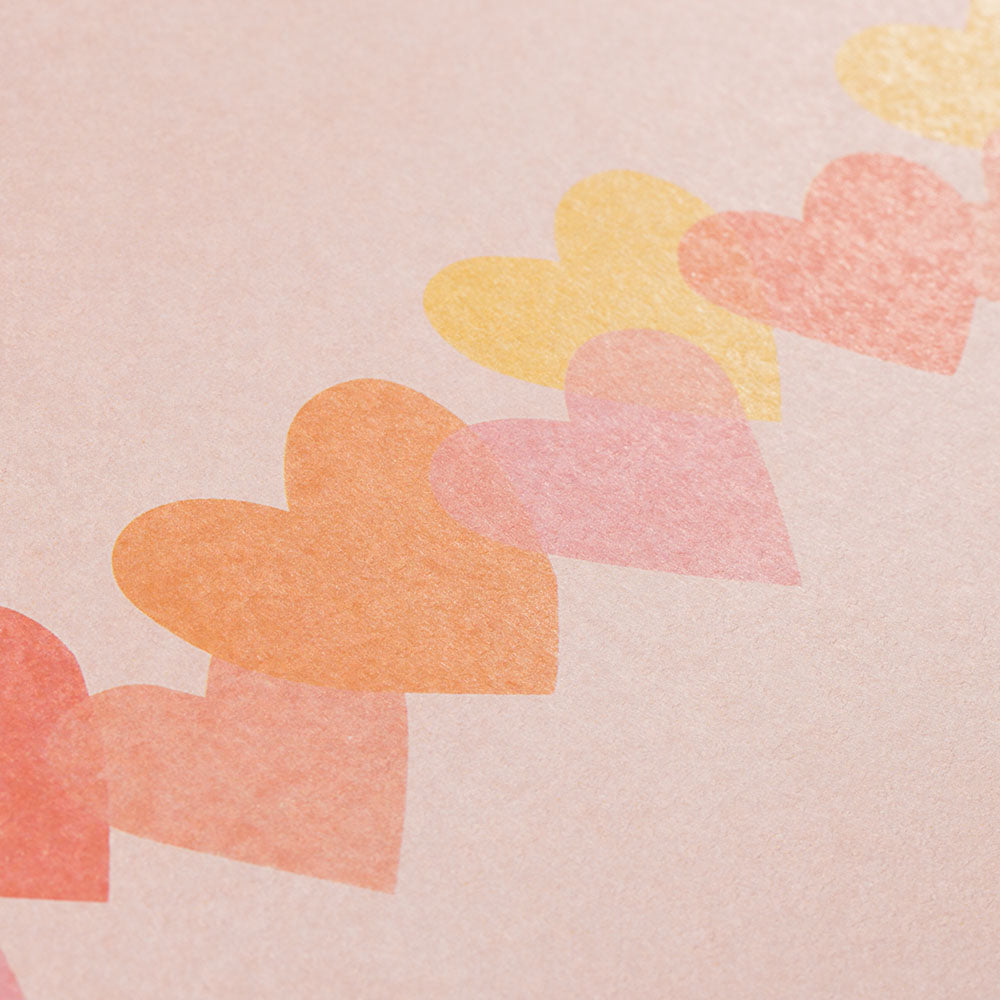 Carte XL Ruban Coeur