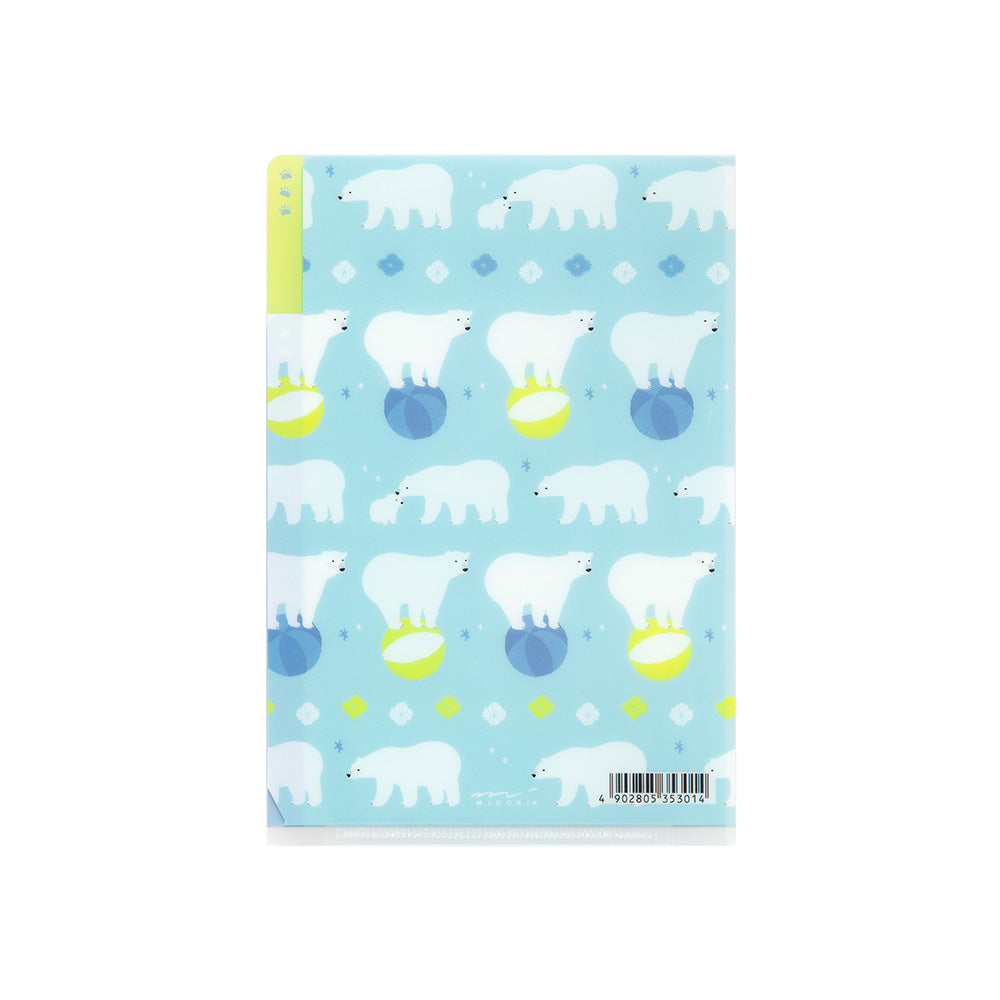 Pochette 3 Onglets A6, Ours