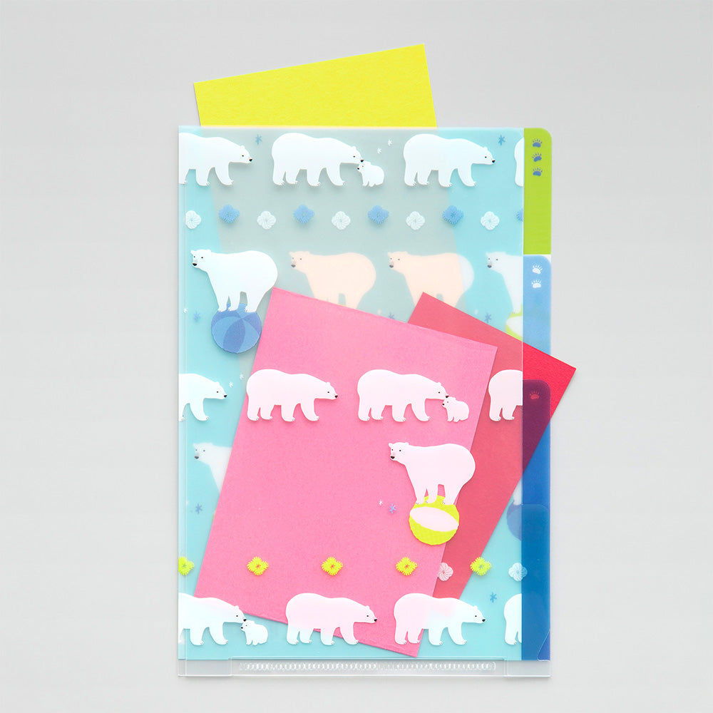 Pochette 3 Onglets A6, Ours