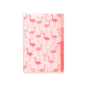 Pochette 3 Onglets A6, Flamant