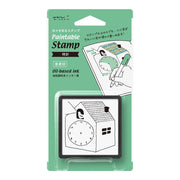 Tampon Horloge pré-encrée