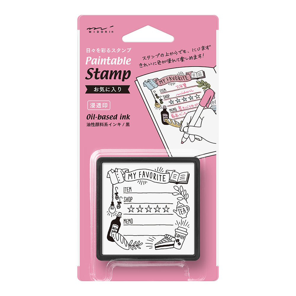 Tampon Ma Préférence pré-encrée