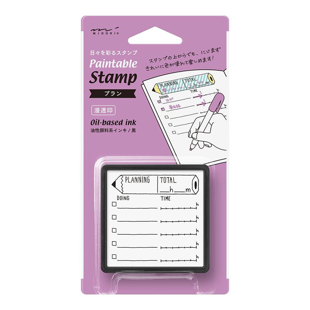 Tampon Planning pré-encrée