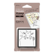 Tampon Chèvre pré-encrée